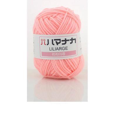 Four strands of combed milk cotton Korean cotton thread baby child hand-knitted medium thick DIY doll baby wool