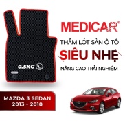 Thảm lót sàn ô tô Medicar xe Mazda 3 Sedan- chống nước, không mùi