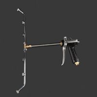 6 Holes Agricultural Stainless Steel Atomizing Nozzle Fruit Tree Spray Gun Pesticide Sprinkler Garden Irrigation Sprayer