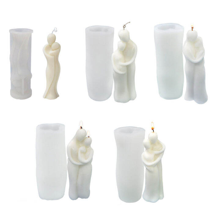 3D Abstract Human Body Candle Mold Silicone for Candle Making Aroma Soy