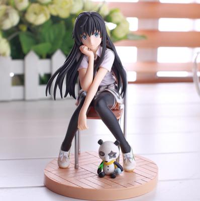 20cm My Teen Romantic Comedy SNAFU Anime Figure Yukinoa Yukino Action Figure Yui Yuigahama Swimsuit Figurine Model Doll Gift