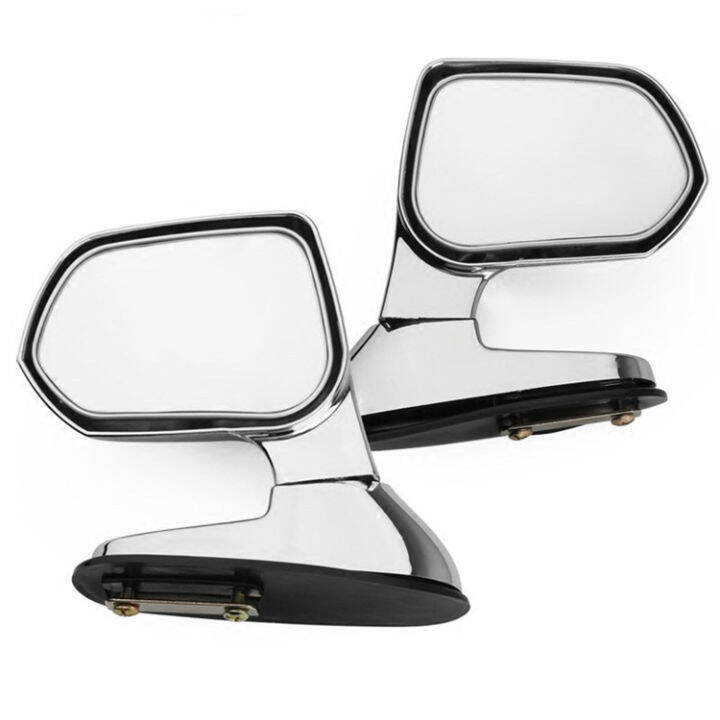 Chrome Car Rearview Mirror Car Hood Mirror Auxiliary Mirror Universal