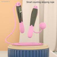 ♛☽✺ Counting Jump Rope With Corded Cordless Jumping Measures Time Skipping Rope With 2 Adjustable 10 Feet Steel Cable