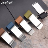 Travelers Notebook travel cliper notebook diaries pen holder purse metal copper clip Stainless steel Pencil Genuine Leather