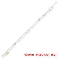 44LED ใหม่แถบไฟ LED 6V 3V 406มม. สำหรับ Samsung UA32ES5500R UE32ES5507V UE32ES6100W UE32ES6200 LE320BGA-B1 V1GE-320SM0-R2 UE32ES6300