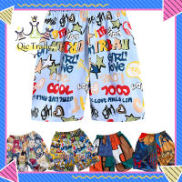【New Arriva✨ 】Kids Shorts Summer Loose Cartoon Printing Beach Shorts For 3-8 Years Old Boys Girls