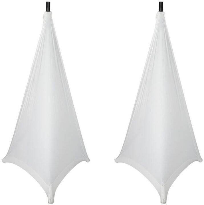 White Scrim Speaker Stand Cover Lazada PH