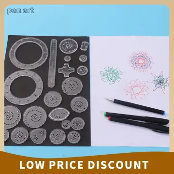 22pcs Spirograph Drawing Toys Set Interlocking Gears & Wheels Geometric  Ruler Drawing Accessories Creative Educational Kids Toy - Realistic Reborn  Dolls for Sale