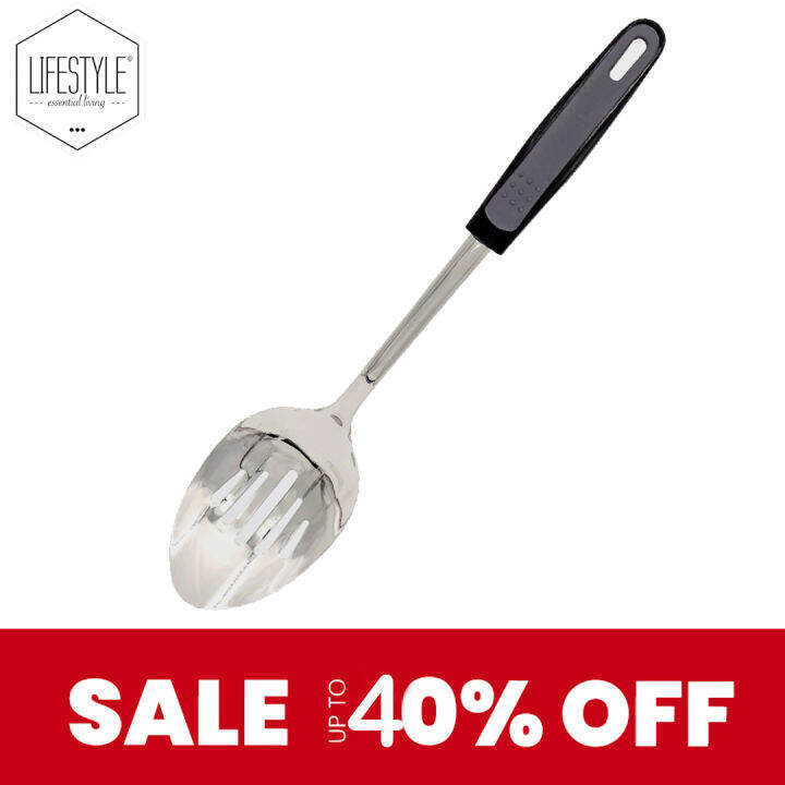Lifestyle Stainless Slotted Spoon Kitchen Utensils Cookware Utensil
