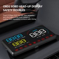 ใหม่ล่าสุดไฟเตือนการเปลี่ยนเกียร์ที่กระจกหน้ารถ OBDII EUOBD อุณหภูมิน้ำเตือนความเร็วการใช้งานเชื้อเพลิงรอบต่อนาที