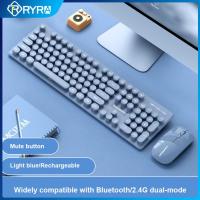 Xinmeng Gaming Rechargeable Wireless Keyboard Mouse Combo Mechanical Gaming Keyboard And Mouse Hot Swappable With RGB Light Mac