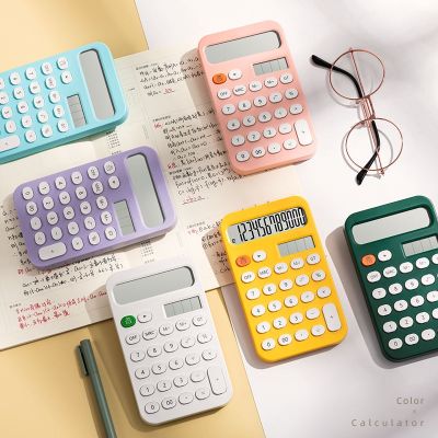 Delivery within 24 hours Calculator High-value 12-bit ins wind goddess model college student special computer office cute creative voice model small portable accountant candy color net red model multi-functional girl