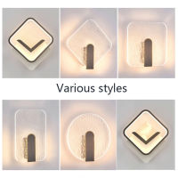 Art Decoraion Crackle โคมไฟติดผนังห้องนอนโคมไฟข้างเตียง Led Creative Minimalist Aisle Study Room Vintage Interior Wall Lights