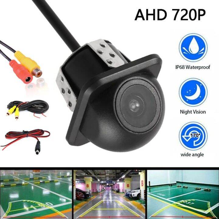 AHD 720P Rear View Camera Night Vision Car Camera Wide Angle Rearview