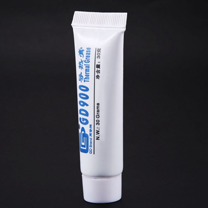 gd-gd900-thermal-conductive-grease-paste-silicone-plaster-heat-sink-compound-net-weight-30-grams-high-performance-gray-for-cpu-st30