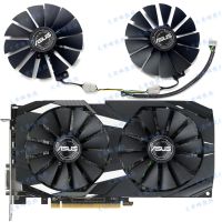 พัดลมกราฟิกลายเสือดาวหิมะคู่ RX580 ASUS ใหม่ของแท้ T129215SM รับประกัน Gratis Ongkir PLD10010S12H สำหรับหนึ่งปี