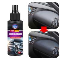 Plastic Renovator for Car Interior Spare Parts Seat Leather Liquid Wax Polish Plastic Restore Cleaner Spray Accessories I6S3 Upholstery Care