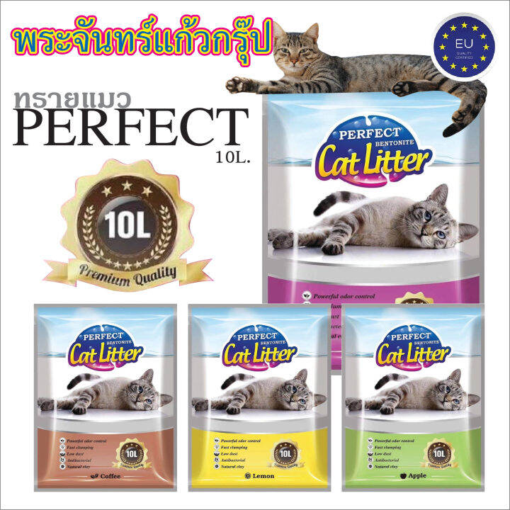 ทรายแมวbuddy-perfect-catlitter-พรี่เมี่ยมเกรด-ทรายแมวคุณภาพสูง-ทรายแมวเกรดพรีเมี่ยม-จับตัวไว-ขนาด-10-ลิตร-มี5กลิ่น-ไว้สำหรับฉี่แมว-พร้อมส่ง