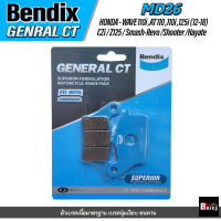 ผ้าเบรคหน้า BENDIX GCT (MD26) HONDA Wave110i / AT110 / 110-I / Wave125i(2012),CZ-I