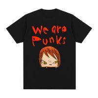 Yoshitomo Nara เราเป็น Punks Kawaii น่ารักอะนิเมะเสื้อยืดผ้าฝ้ายชายเสื้อใหม่ TEE TSHIRT สตรี Tops