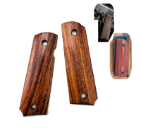 Coolmanloveit ตาชั่งไม้ CocoBolo ธรรมชาติ,แผ่นมือจับกันลื่นสำหรับรุ่น1911มือจับ1คู่