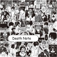 10/30/65PCS Death Note Anime Black White Stickers Decoration Suitcase Scrapbooking Laptop Phone Stationery Manga Kid Toy Sticker Stickers Labels