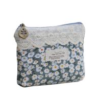 ✜◎ Women Cotton Floral Lace Short Wallet Coin Purse Female Cloth Mini Money Pouch Card Bag Ladies Little Handbag Bolso for Girls