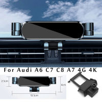 เจ้าของรถศัพท์สำหรับออดี้ A6 C7 C8 A7 Sportback 4กรัม4พันรถจัดแต่งทรงผมยึด GPS ยืนหมุนได้สนับสนุนอุปกรณ์มือถือ