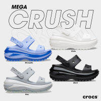 ǎCrocs Collection รองเท้าแตะ รองเท้าแตะเสริมส้น UX Mega Crush 207989-001 207989-007 207989-100 207989-5Q6 (3290)