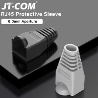 ♀ 100Pcs RJ45 CAT6 CAT5e Adapter Cap Ethernet Network Cable Connector Plugs Cover RJ45 Caps Cat5 CAT6 protective sleeve