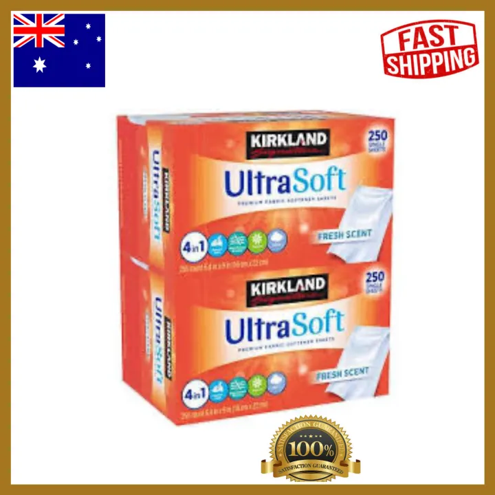 Kirkland Fabric Softener Dryer Sheets ( 2 x 250 single sheets) Lazada PH