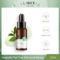 LAIKOU FDA ทีทรีเอสเซ้นส์ต่อต้านสิวซ่อมแซมผิวที่เสียหายบรรเทาและลดเลือนสิว 17ml