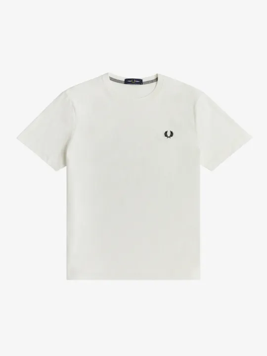 Fred Perry M1600 Crew Neck T-Shirt (Snow White) | Lazada