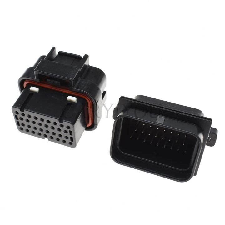 1 Set 4 1437290 0 2 6447232 3 TE SUPERSEAL 34 Pin Electrical Female ...