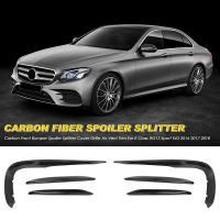 Carbon Front Bumper Spoiler Splitter Cover Grille Air Vent Trim For Mercedes Benz E Class W213 Sport E63 2016 2017 2018