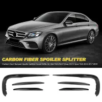 Carbon Front Bumper Spoiler Splitter Cover Grille Air Vent Trim For Mercedes Benz E Class W213 Sport E63 2016 2017 2018