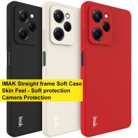 IMAK เคสสำหรับ Xiaomi TPU เนื้อนิ่มบาง POCO X5 Pro ฝาครอบป้องกันโทรศัพท์แว่นกันแดดทรงตรงสำหรับ Xiaomi POCO X5 Pro CarterFa