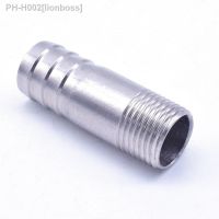 1/8 1/4 3/8 1/2 3/4 1 2 3 4 BSP Male Hose Barb Barrel Nipple Coupler 201 304 316 Stainless Steel Pipe Fitting Connector