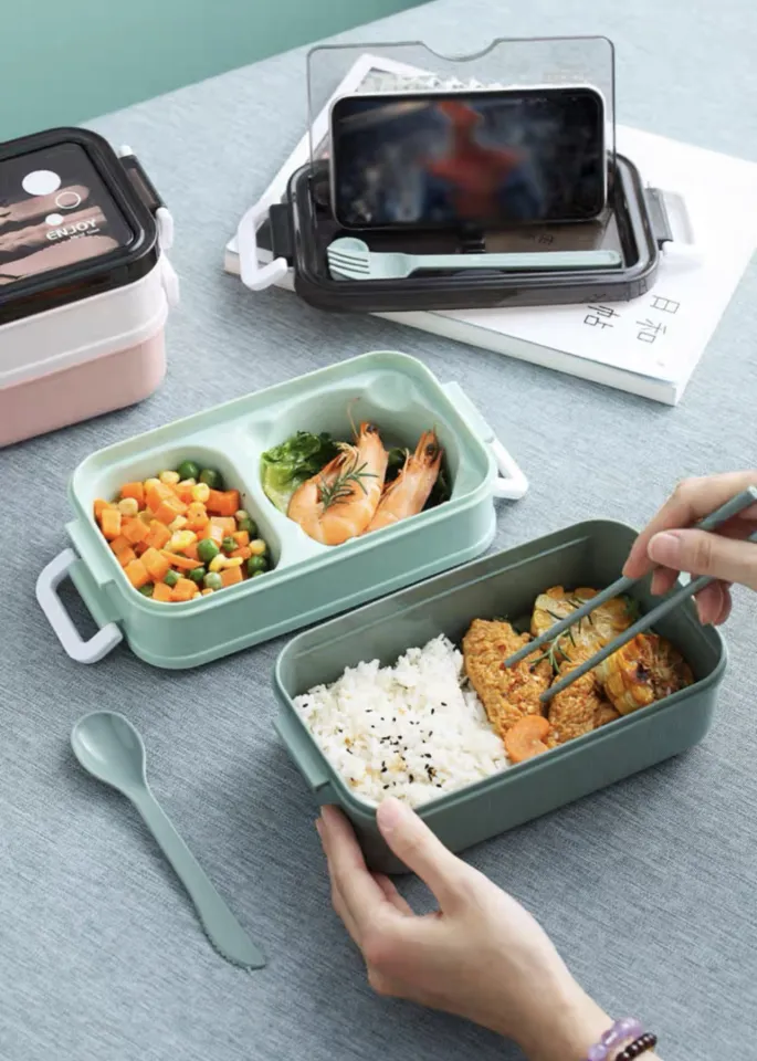 Disposable Lunch Box Japanese-style long to-go box three-grid rectangu –  CokMaster