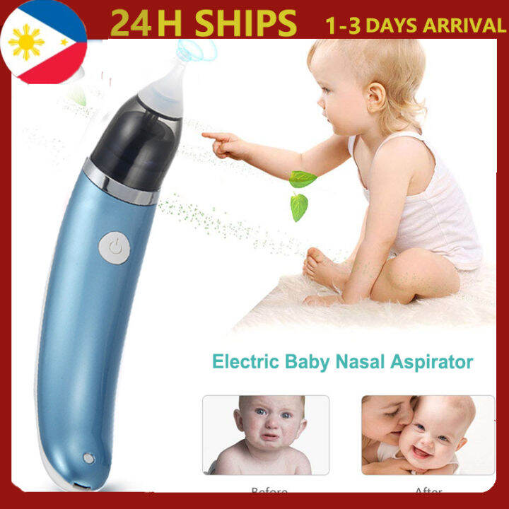 Electric Silicone Baby Nose Cleaner Pump Nasal Aspirator Vacuum Mucus 