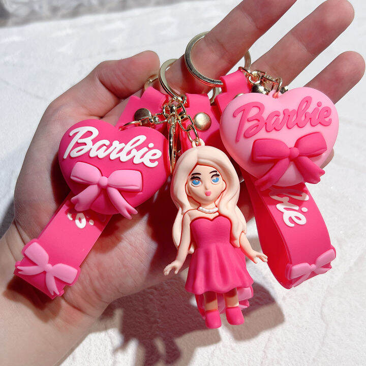 พร้อมส่ง-จี้กระเป๋าเด็กผู้หญิงเครื่องราง-boneka-รูป-barbie-บาร์บี้พวงกุญแจการ์ตูน