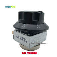 เตาอบพิซซ่าตู้ฆ่าเชื้ออะไหล่ D-Type Shaft 60 Minute Timer Switch พร้อมลูกบิดพลาสติก