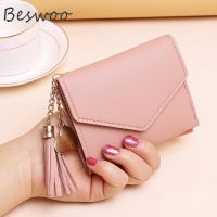 2021 Womens Wallets Short Tassel Pendant Wallet Coin Purses Clutch Money Bag Cute Female Wallet in Hand id Card Holders Clutch Wallets