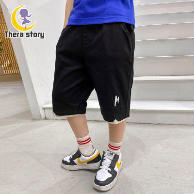 กางเกงขาสั้นเด็กผู้ชายและกางเกงลำลองเด็กกางเกงสไตล์ตะวันตกแบบใหม่