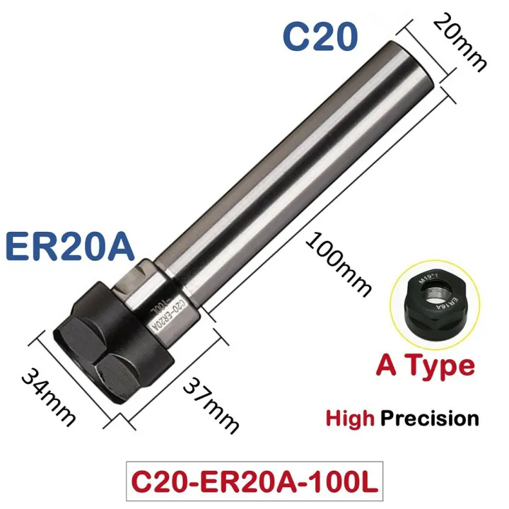 Er11 Collet Set Collet Chuck Holder Straight Shank CNC Milling Tool ...