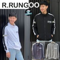 เสื้อกันหนาว เสื้อแขนยาว R.Rungoo เสื้อแจ็คเก็ต ผ้าเกาหลี ซิปหน้า (MA8)