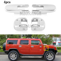 Car accessories Hood Side Hinge Cover Trim Cap Guard For HUMMER H2 SUV SUT 2003-2009 chrome 4PCS