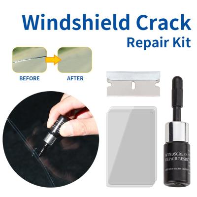 【cw】DIY Car Windshield Repair Tool Car Window Windscreen Repair Kit Quick Fix Glass Curing Glue Glass Scratch Crack Restore Car Wash ！