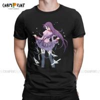 Mens Hitagi Senjougahara T Shirt Bakemonogatari Japanese Anime Pure Cotton Clothing Leisure Short Sleeve Tees Gift T-Shirts