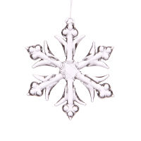 Wholesale christmas tree decorations hanging holiday decor glass snowflake dung